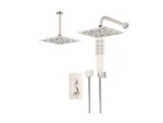 قیمت شیر حمام توکار شودر رومر تیپ سه شیری کروم brass