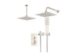 قیمت شیر حمام توکار شودر رومر تیپ چهار شیری کروم brass