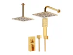خرید شیر حمام توکار شودر رومر پلاس طلایی تیپ سه brass