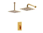 خرید شیر حمام توکار شودر رومر پلاس طلایی تیپ یک brass