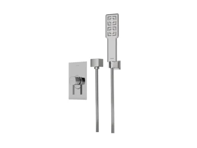 خرید شیر حمام توکار شودر مدل رومر تیپ دو کروم brass