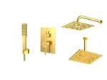 قیمت شیر حمام توکار شودر مدل رومر طلایی تیپ 3 brass