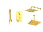 خرید شیر حمام توکار شودر مدل رومر پلاس طلامات تیپ 3 brass