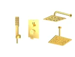 قیمت شیر حمام توکار شودر مدل رومر پلاس طلایی تیپ 3 brass