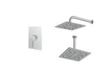 خرید شیر حمام توکار شودر مدل رومر کروم مات تیپ یک brass