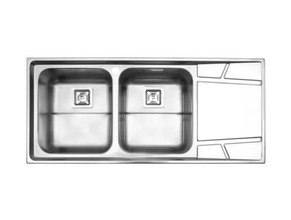 قیمت سینک استیل البرز مدل 738 توکار لگن چپ