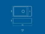 مشخصات روشویی روکابینتی آلپن چینی کرد