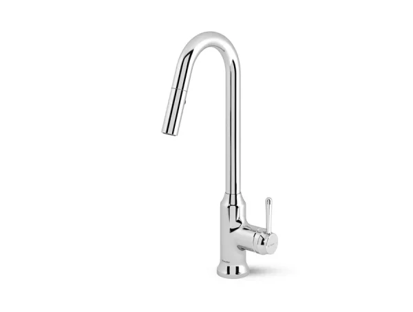 قیمت شیر ظرفشویی شلنگدار شودر مدل ویتوریا کروم